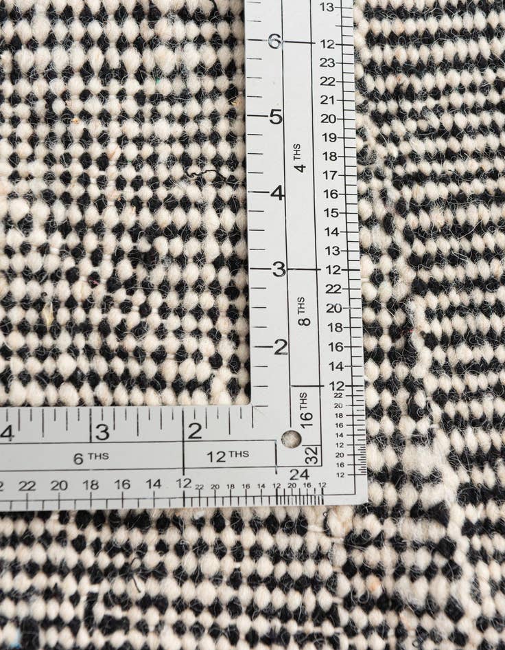 Detail image of  6' 8 x 10' 4  Hand Knotted Moroccan Wool Rug