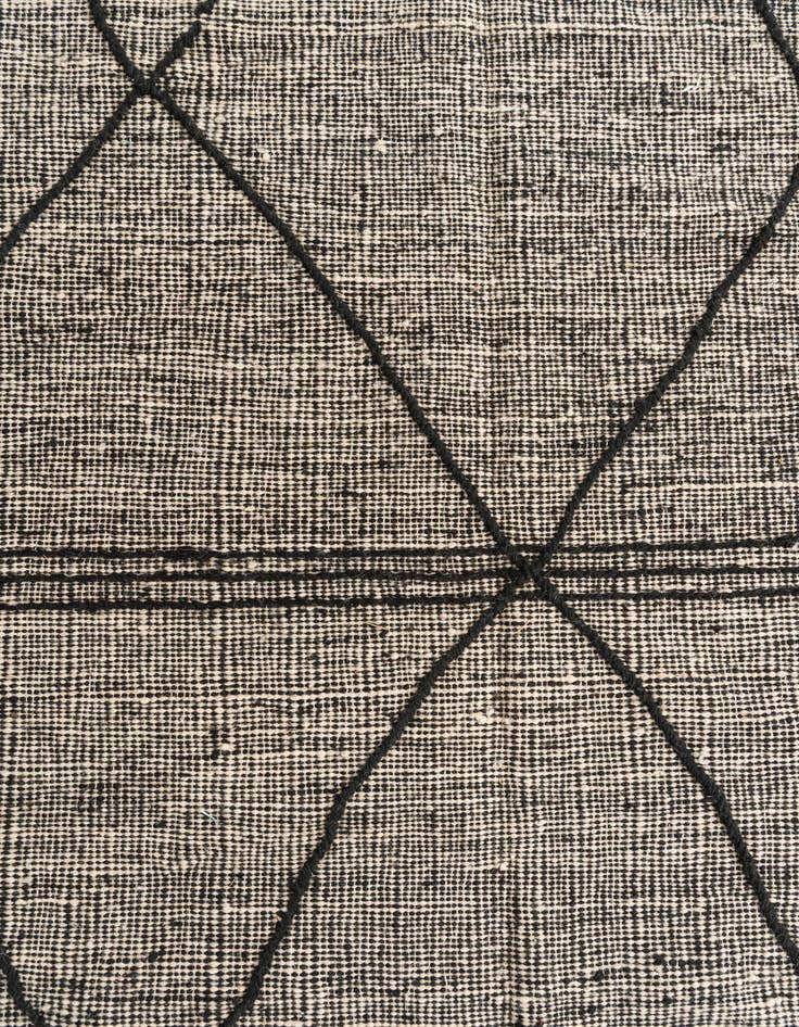 Detail image of  4' 9 x 8' 6  Hand Knotted Moroccan Wool Rug