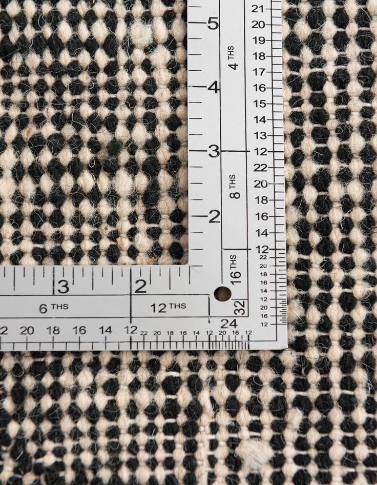 Detail image of  4' 9 x 8' 6  Hand Knotted Moroccan Wool Rug