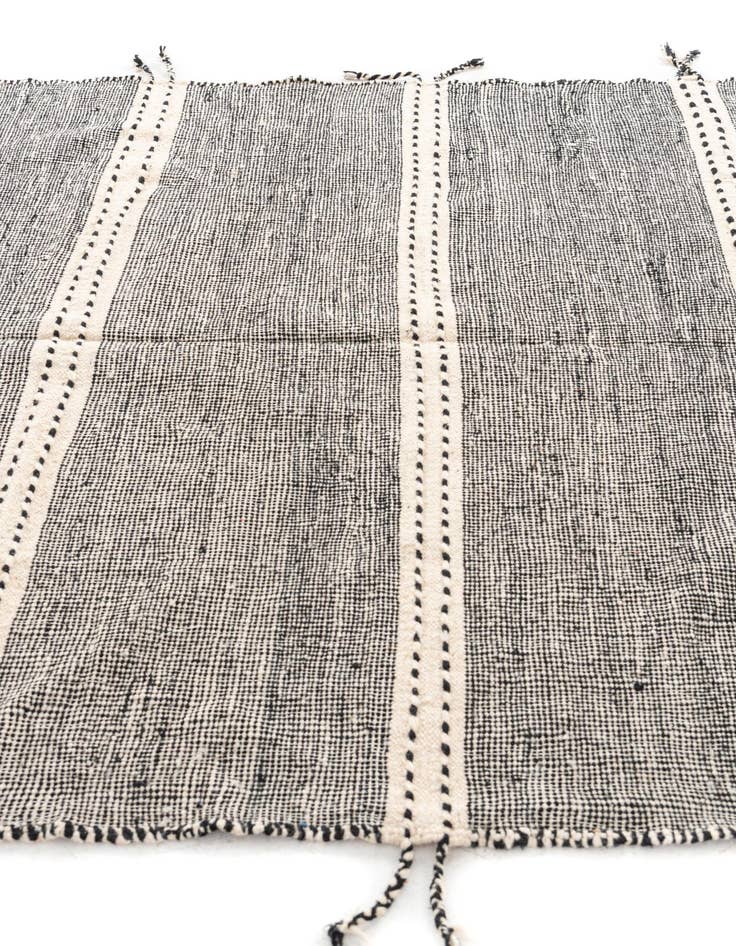 Detail image of  6' 5 x 9' 3  Hand Knotted Moroccan Wool Rug