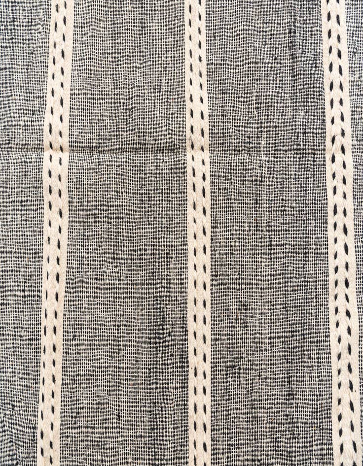 Detail image of  6' 5 x 9' 3  Hand Knotted Moroccan Wool Rug