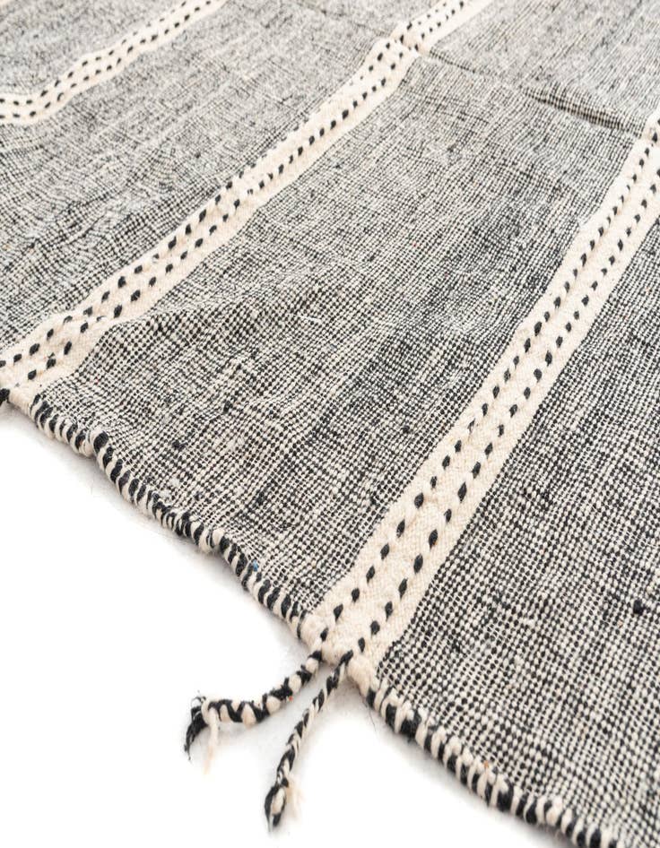 Detail image of  6' 5 x 9' 3  Hand Knotted Moroccan Wool Rug