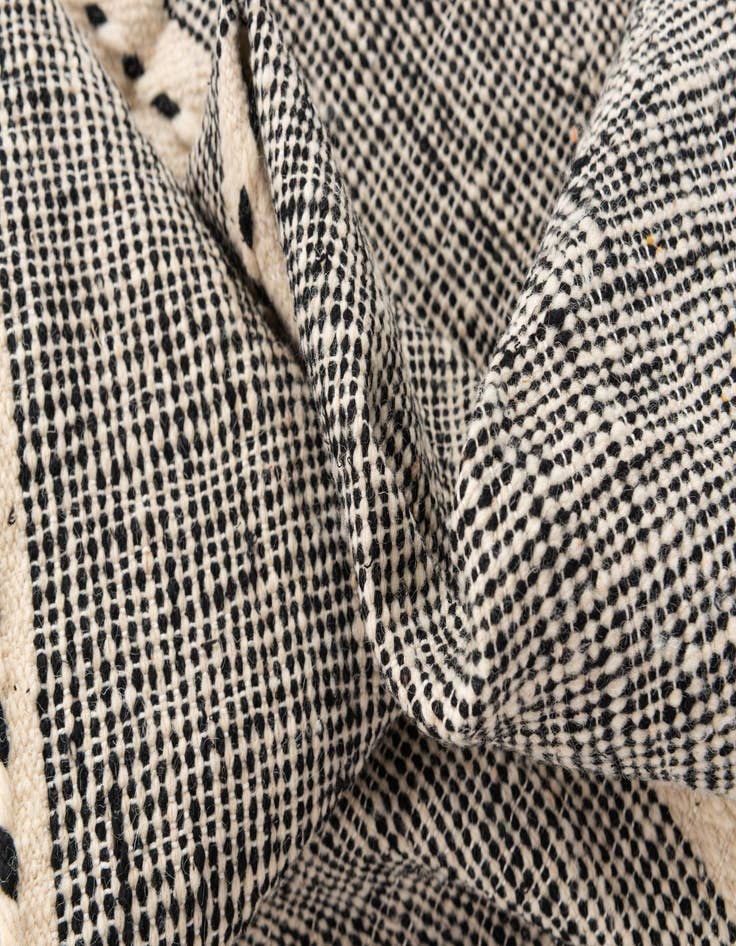 Detail image of  6' 5 x 9' 3  Hand Knotted Moroccan Wool Rug