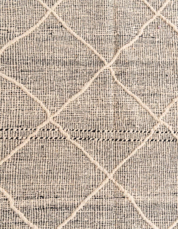 Detail image of  6' x 9' 10  Hand Knotted Moroccan Wool Rug