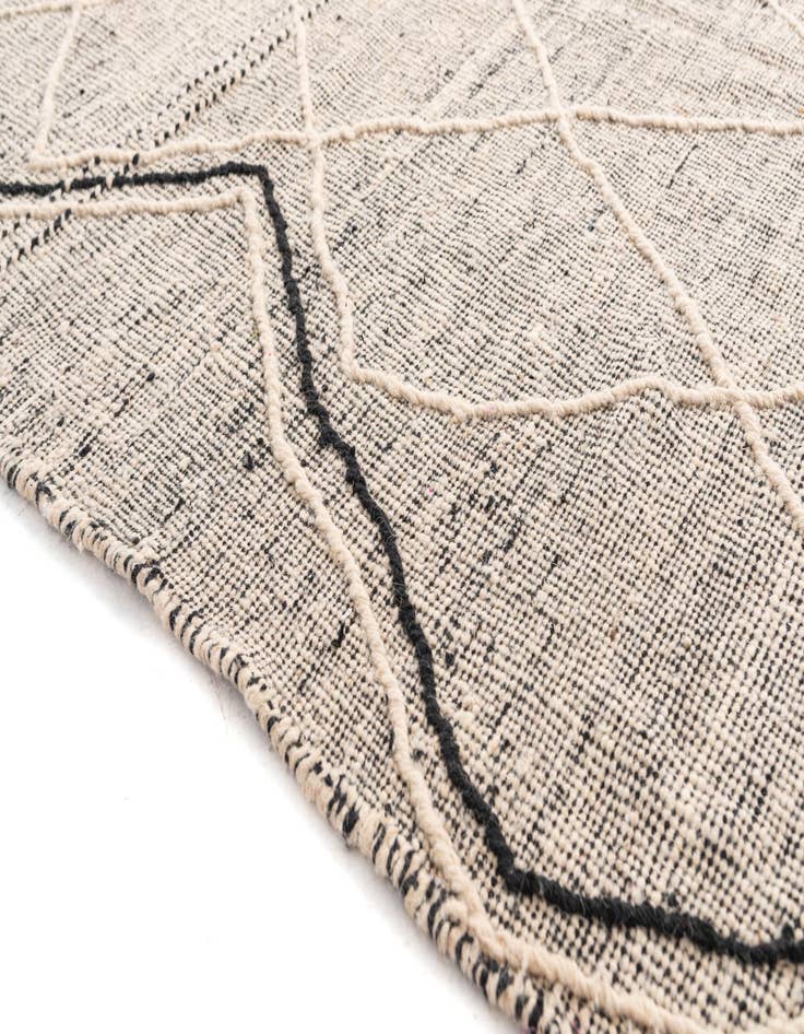 Detail image of  6' x 9' 10  Hand Knotted Moroccan Wool Rug