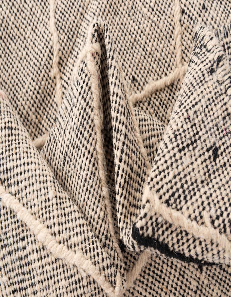 Detail image of  6' x 9' 10  Hand Knotted Moroccan Wool Rug