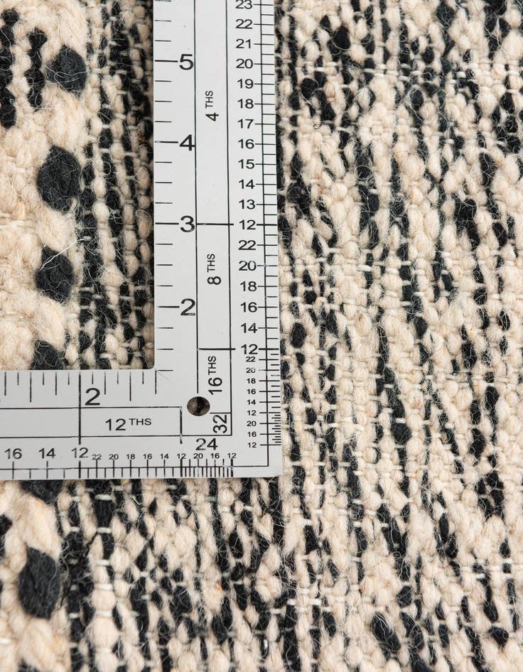 Detail image of  6' 5 x 10'  Hand Knotted Moroccan Wool Rug
