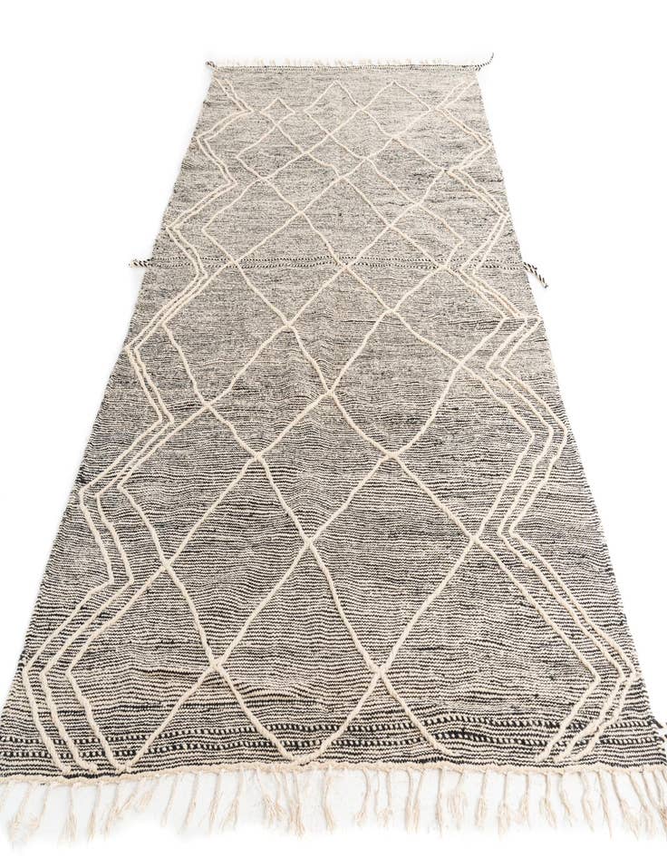 Detail image of  6' 5 x 10' 3  Hand Knotted Moroccan Wool Rug