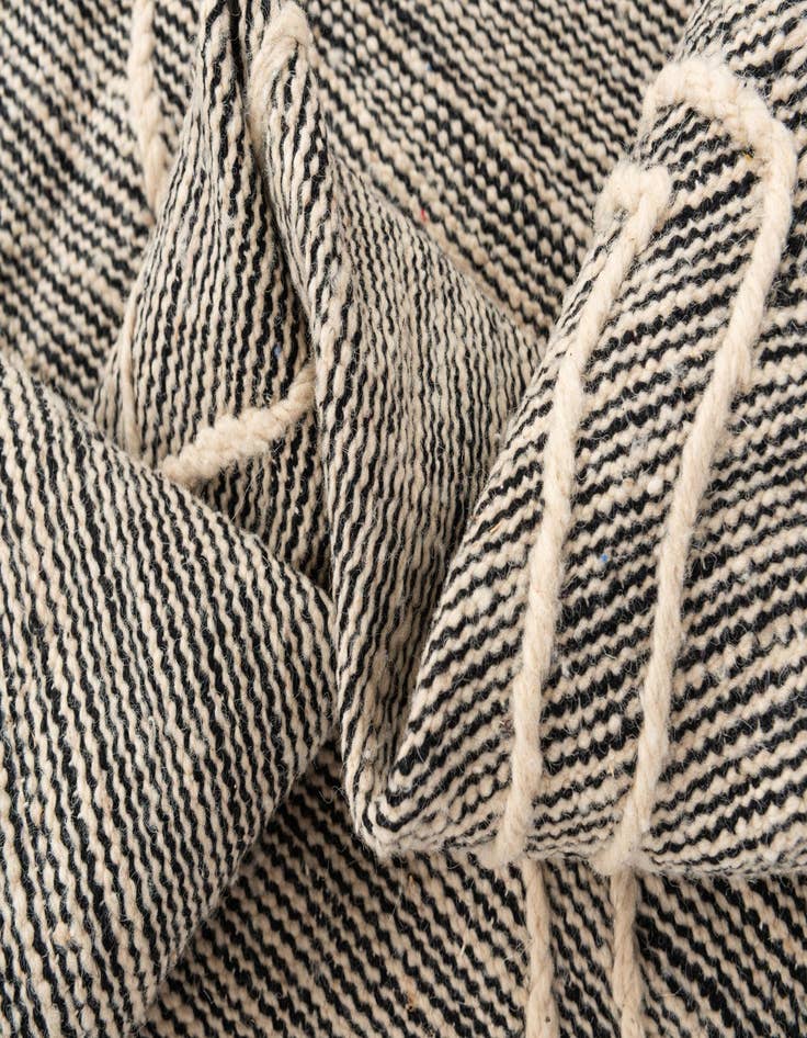 Detail image of  6' 5 x 10' 3  Hand Knotted Moroccan Wool Rug