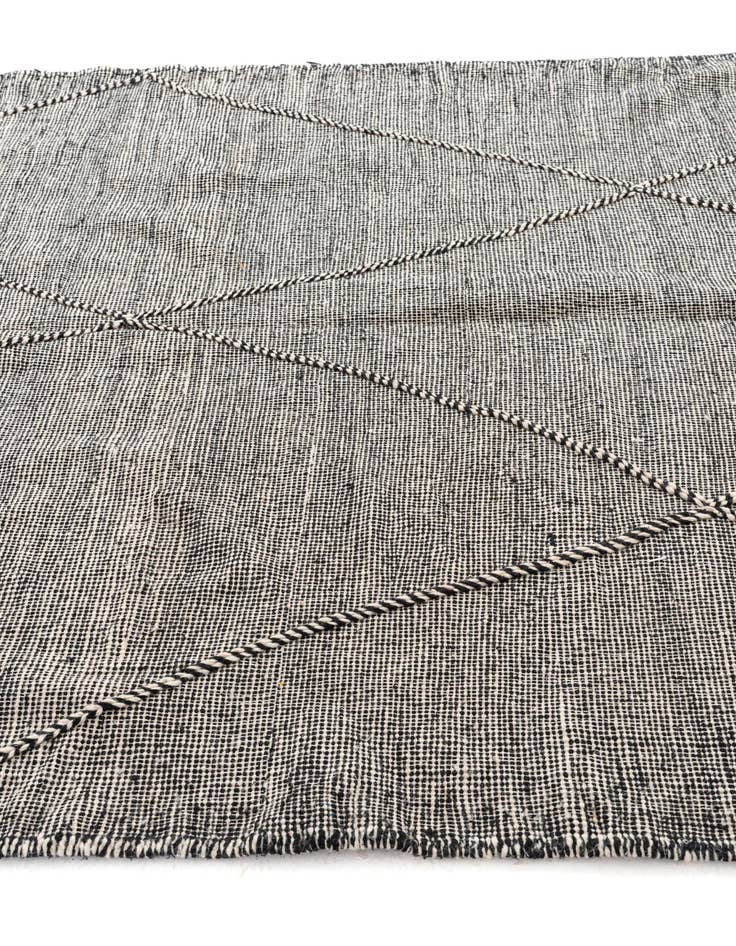 Detail image of  6' 7 x 9' 9  Hand Knotted Moroccan Wool Rug