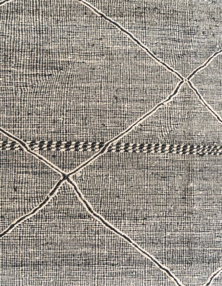 Detail image of  6' 9 x 10' 4  Hand Knotted Moroccan Wool Rug