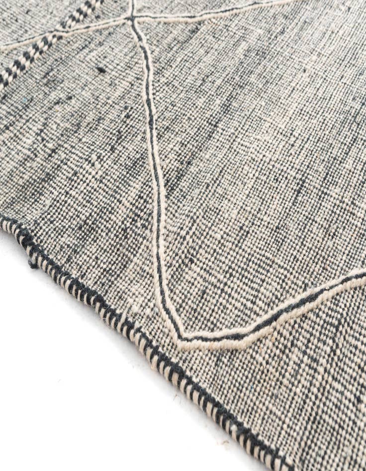 Detail image of  6' 9 x 10' 4  Hand Knotted Moroccan Wool Rug