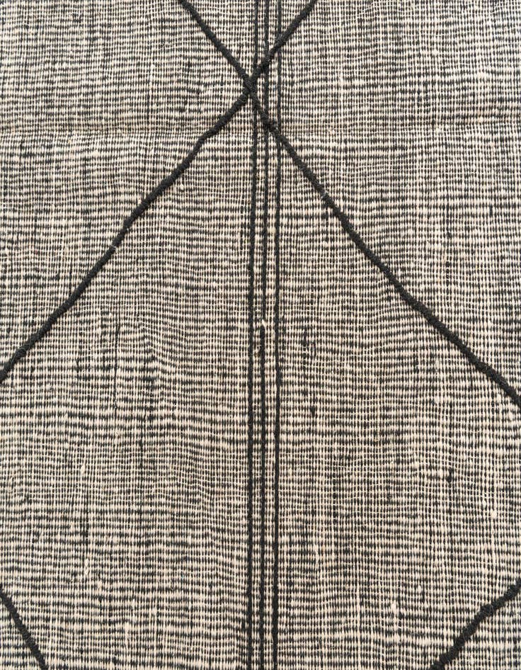 Detail image of  6' 3 x 10' 2  Hand Knotted Moroccan Wool Rug