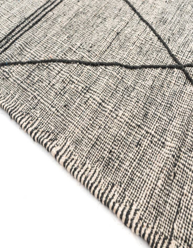 Detail image of  6' 3 x 10' 2  Hand Knotted Moroccan Wool Rug