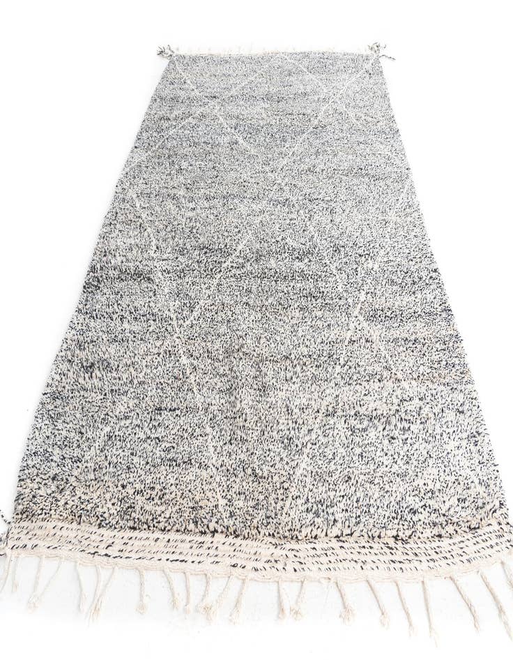 Detail image of  6' 9 x 9' 5  Hand Knotted Moroccan Wool Rug