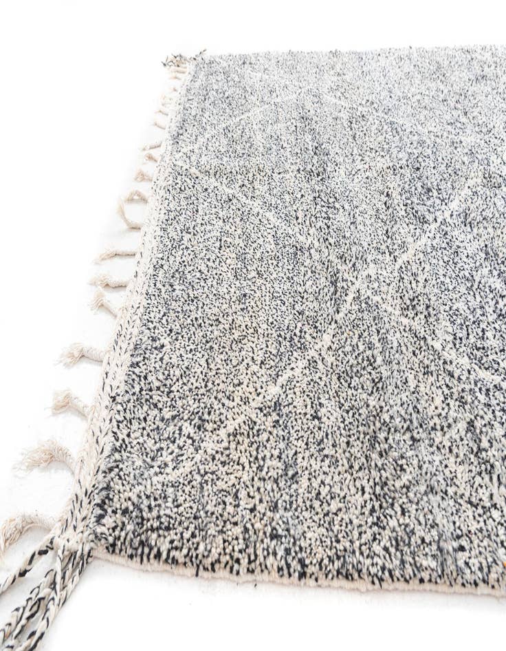 Detail image of  6' 9 x 9' 5  Hand Knotted Moroccan Wool Rug