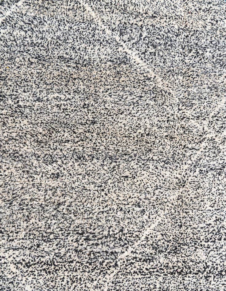 Detail image of  6' 9 x 9' 5  Hand Knotted Moroccan Wool Rug