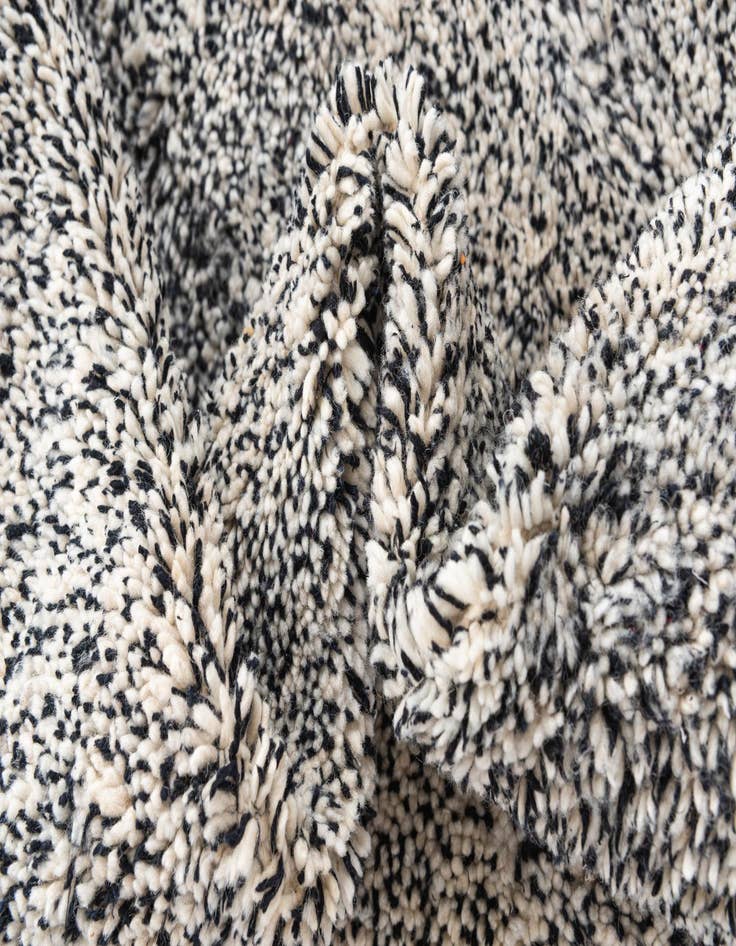 Detail image of  6' 9 x 9' 5  Hand Knotted Moroccan Wool Rug