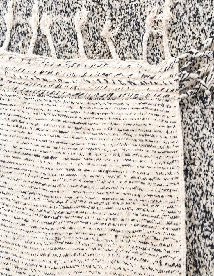 Detail image of  6' 9 x 9' 5  Hand Knotted Moroccan Wool Rug