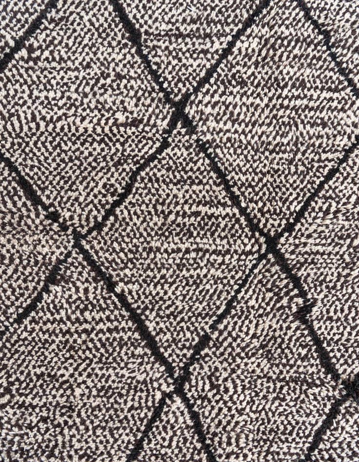 Detail image of  6' 10 x 10' 2  Hand Knotted Moroccan Wool Rug