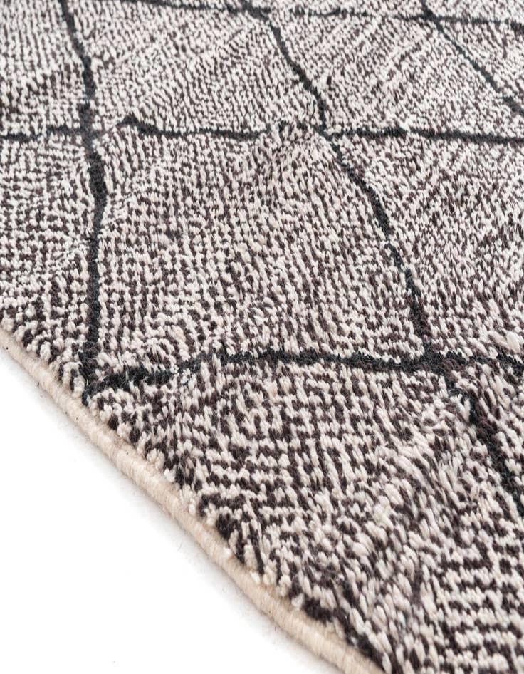 Detail image of  6' 10 x 10' 2  Hand Knotted Moroccan Wool Rug
