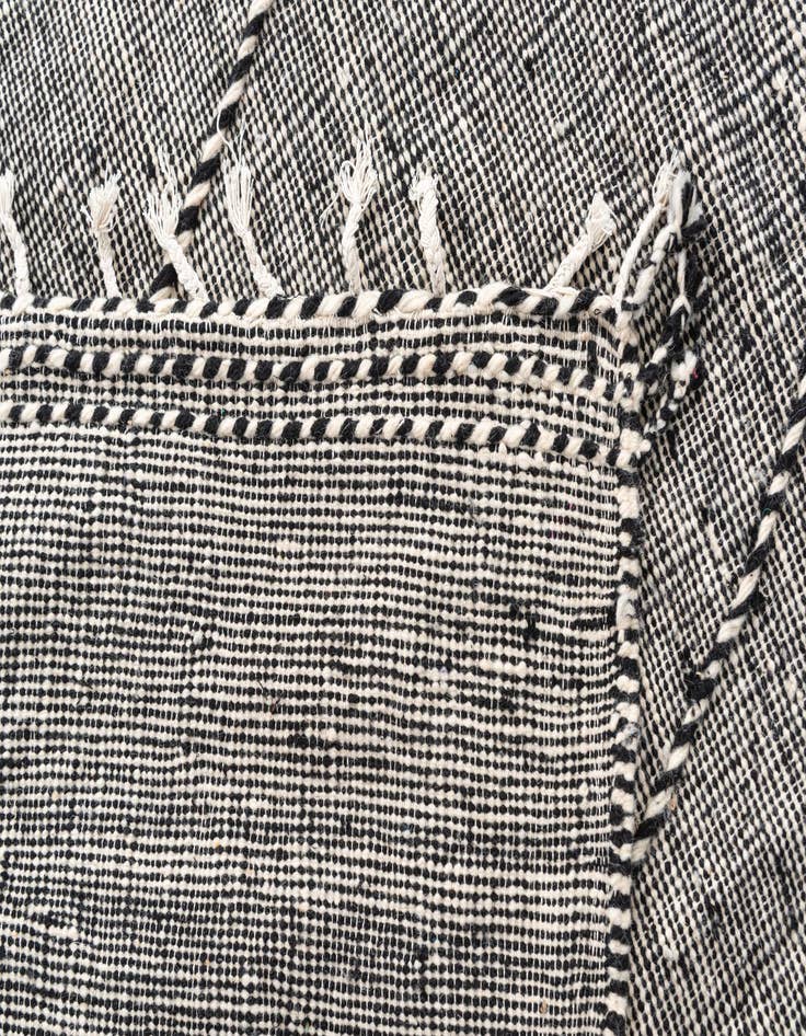 Detail image of  9' 2 x 13' 6  Hand Knotted Moroccan Wool Rug