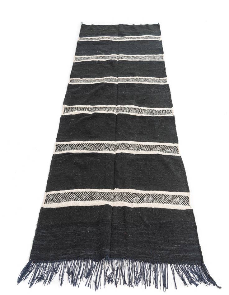 Detail image of  4' 7 x 8' 2  Hand Knotted Moroccan Wool Rug