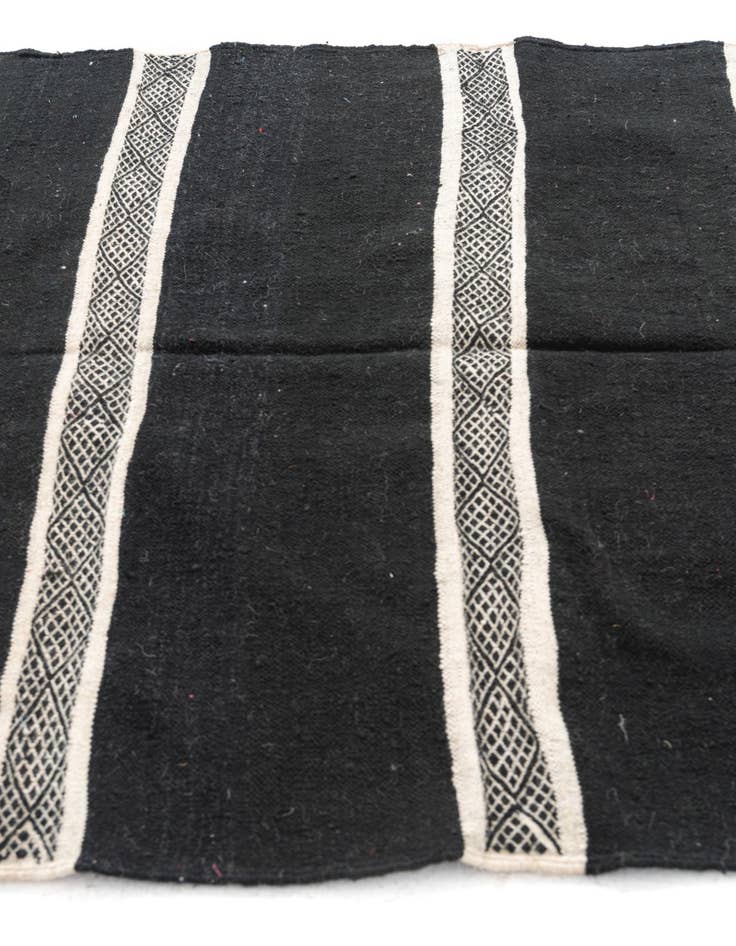 Detail image of  4' 7 x 8' 2  Hand Knotted Moroccan Wool Rug