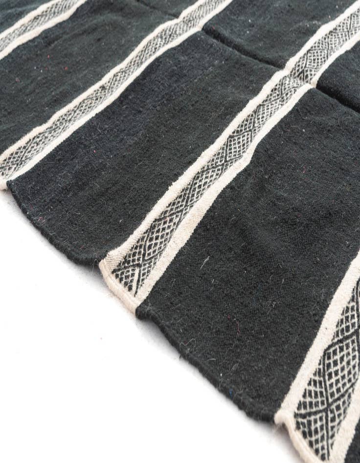 Detail image of  4' 7 x 8' 2  Hand Knotted Moroccan Wool Rug