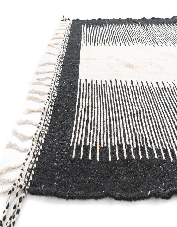 Detail image of  7' 4 x 11' 3  Hand Knotted Moroccan Wool Rug