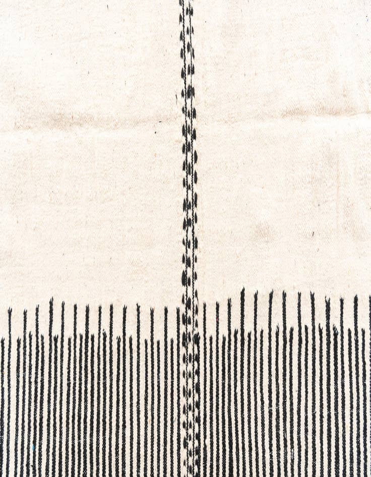 Detail image of  7' 4 x 11' 3  Hand Knotted Moroccan Wool Rug