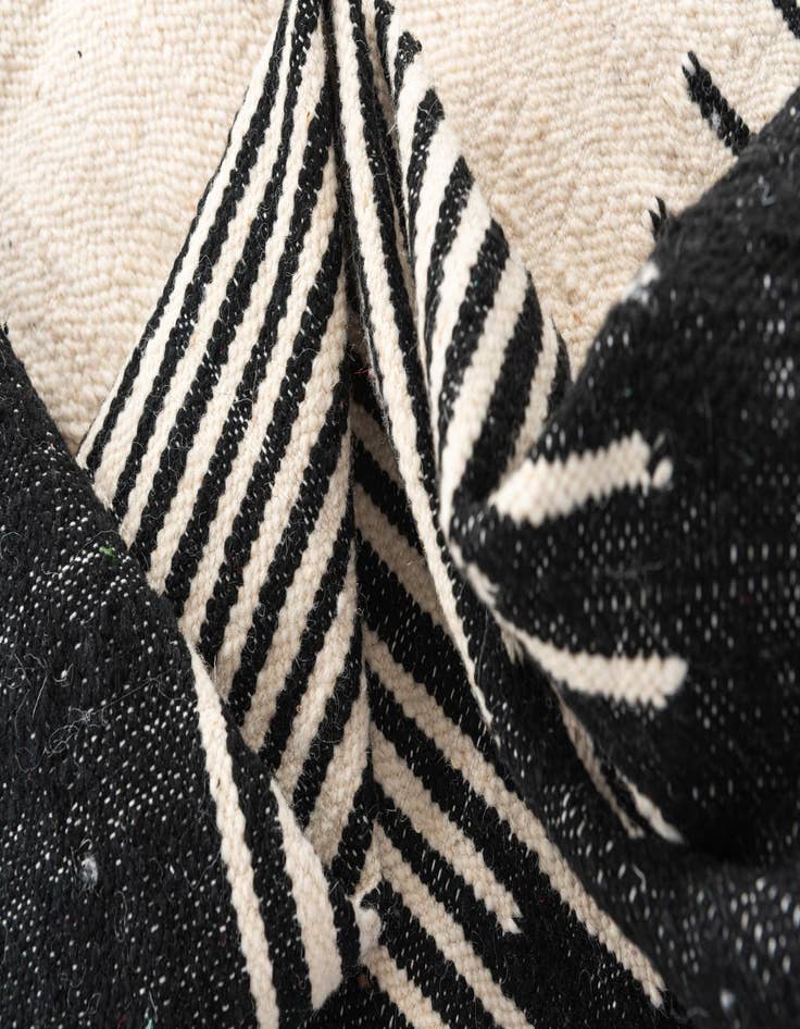 Detail image of  7' 4 x 11' 3  Hand Knotted Moroccan Wool Rug