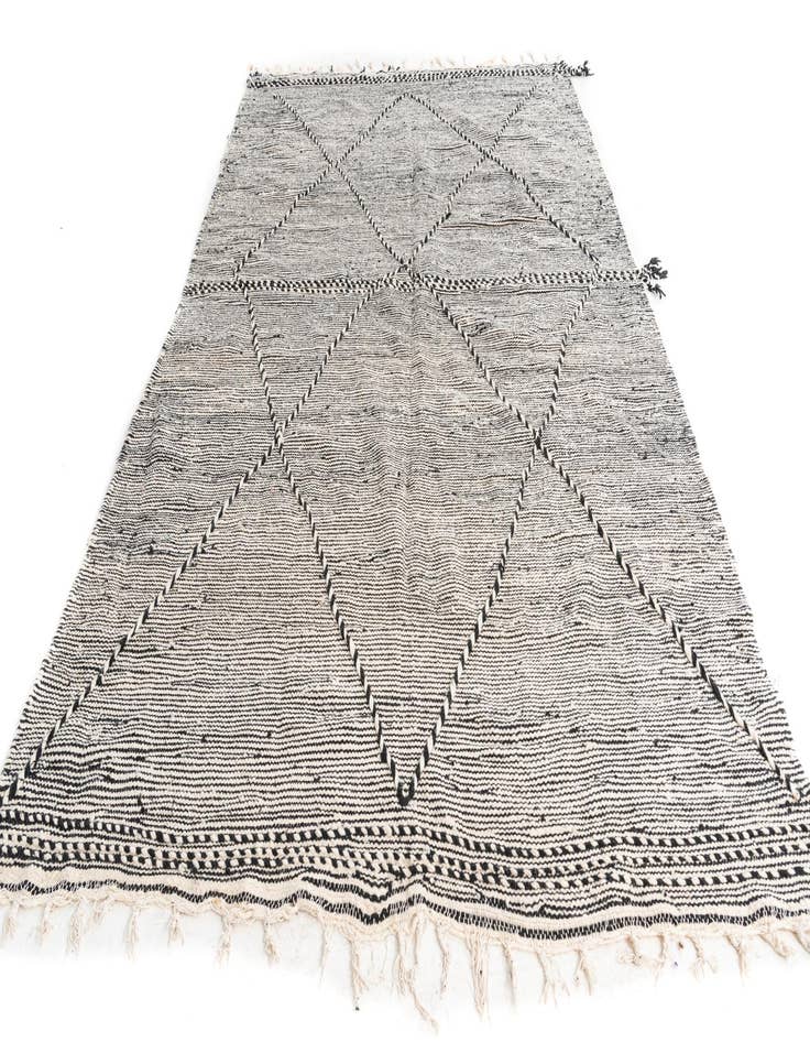 Detail image of  6' 6 x 10' 4  Hand Knotted Moroccan Wool Rug