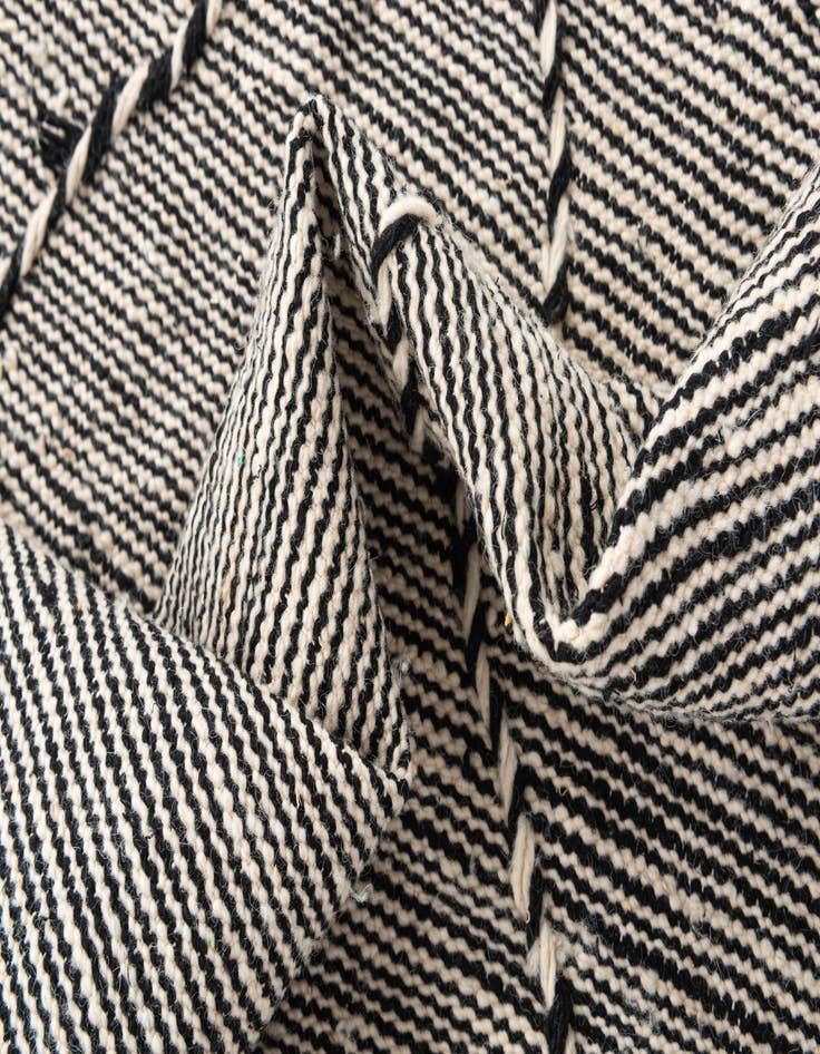 Detail image of  6' 6 x 10' 4  Hand Knotted Moroccan Wool Rug