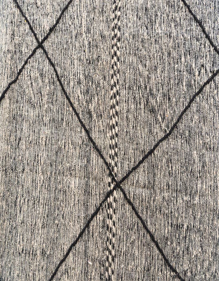 Detail image of  8' 3 x 11' 6  Hand Knotted Moroccan Wool Rug