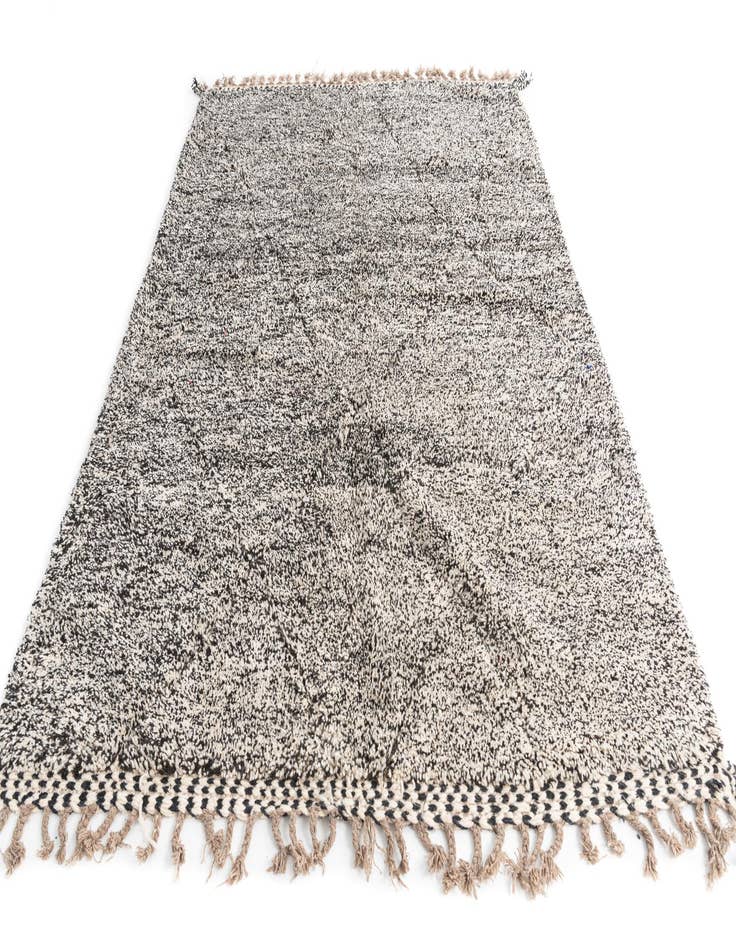 Detail image of  6' 9 x 9' 7  Hand Knotted Moroccan Wool Rug