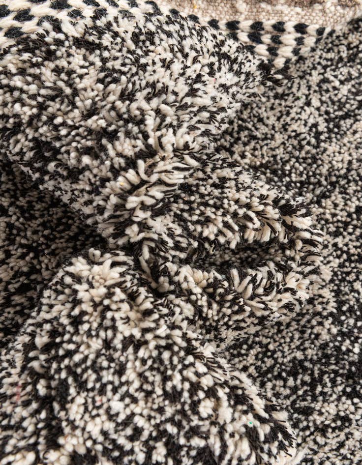 Detail image of  6' 9 x 9' 7  Hand Knotted Moroccan Wool Rug