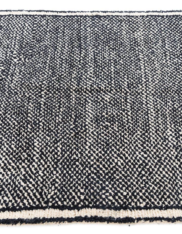 Detail image of  5' x 8' 9  Hand Knotted Moroccan Wool Rug