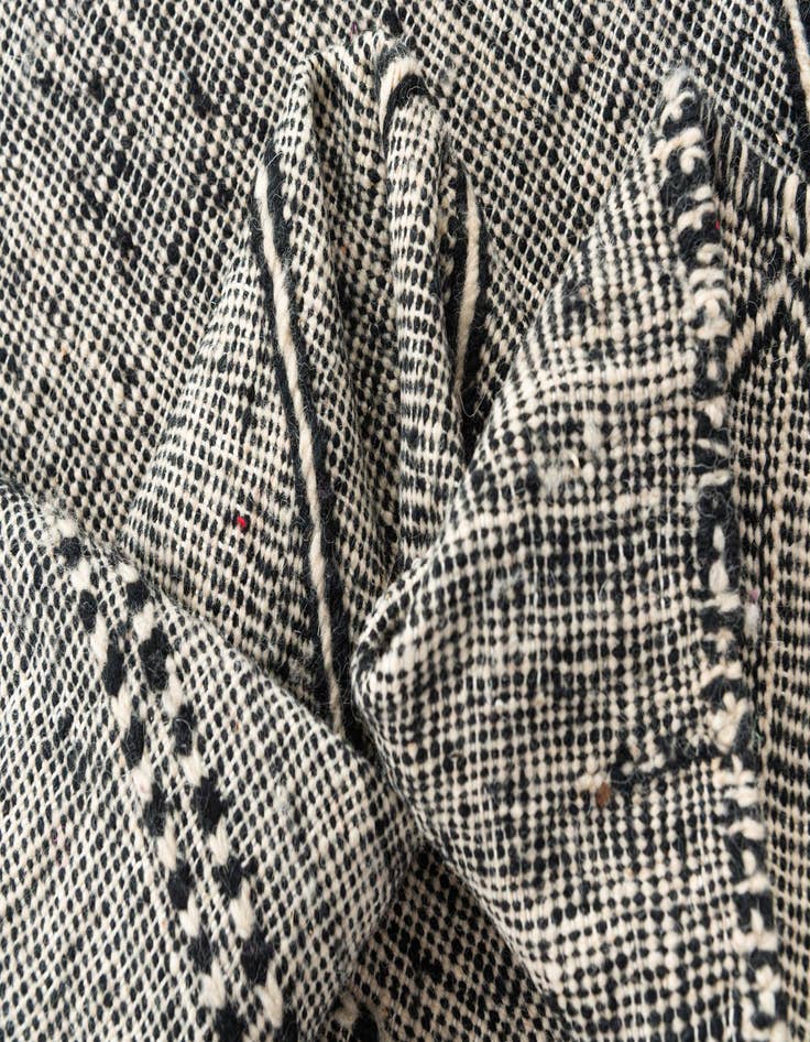 Detail image of  5' x 8'  Hand Knotted Moroccan Wool Rug