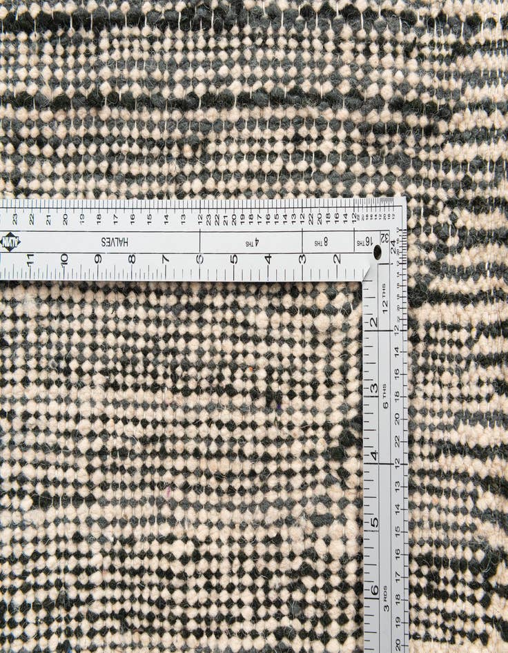 Detail image of  5' 2 x 8' 3  Hand Knotted Moroccan Wool Rug