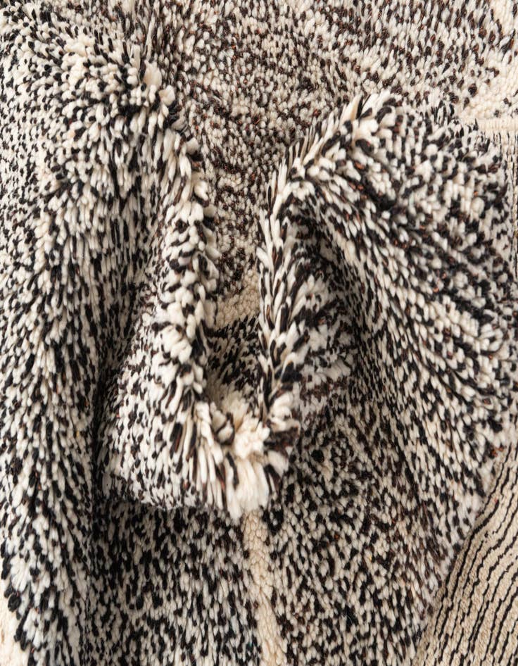 Detail image of  7' 2 x 9' 3  Hand Knotted Moroccan Wool Rug