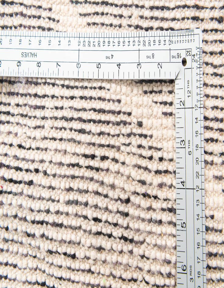 Detail image of  6' 3 x 9'  Hand Knotted Moroccan Wool Rug