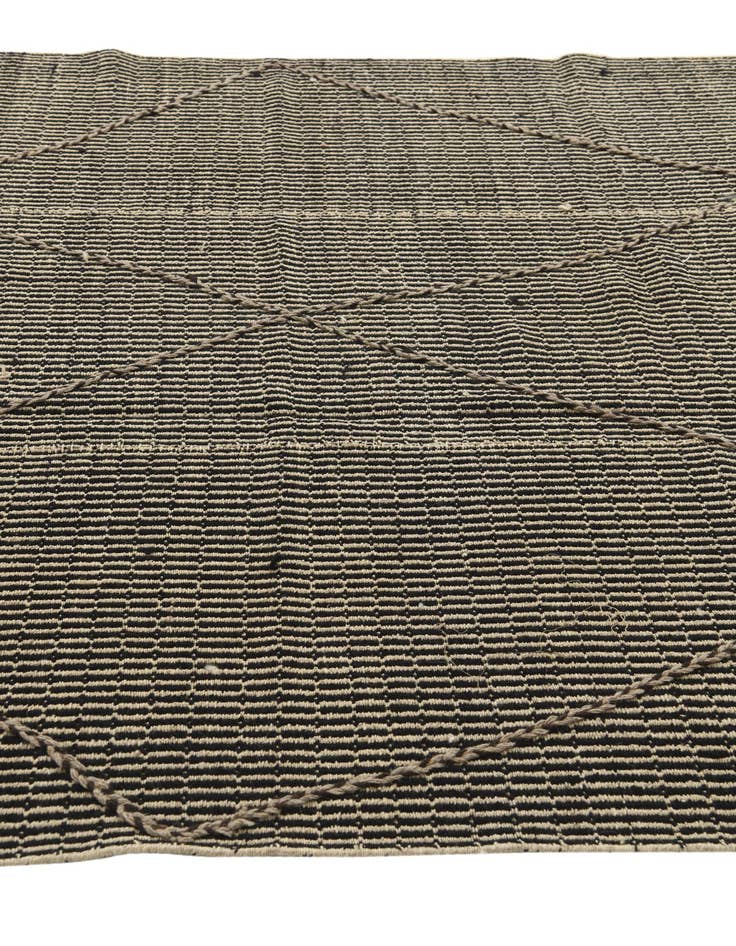 Detail image of  5' 10 x 9' 4  Hand Knotted Moroccan Wool Rug