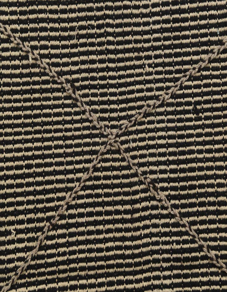 Detail image of  5' 10 x 9' 4  Hand Knotted Moroccan Wool Rug