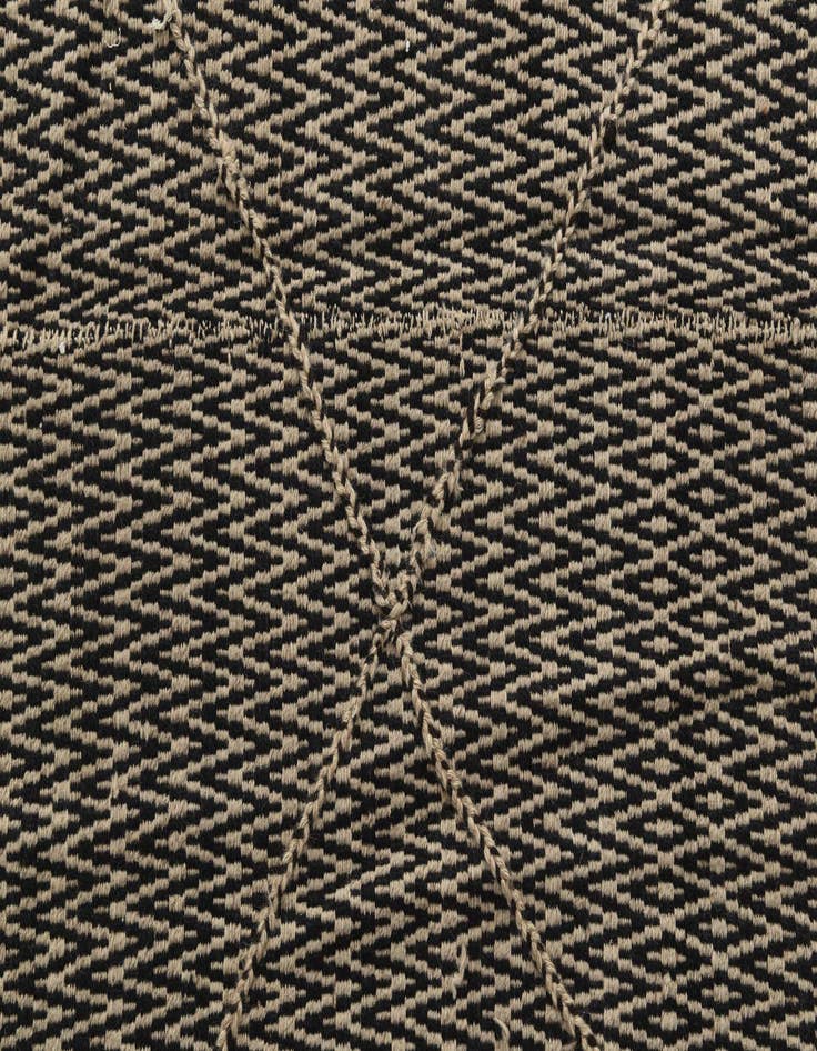 Detail image of  9' 9 x 14' 3  Hand Knotted Moroccan Wool Rug