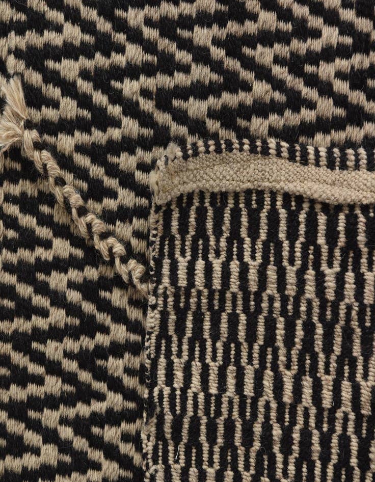 Detail image of  9' 9 x 14' 3  Hand Knotted Moroccan Wool Rug