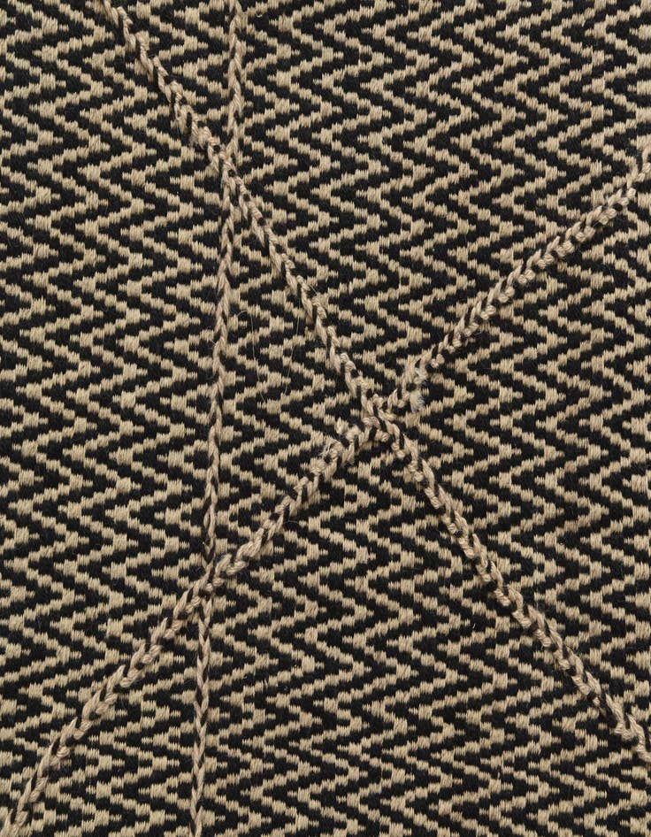 Detail image of  9' 6 x 14' 3  Hand Knotted Moroccan Wool Rug