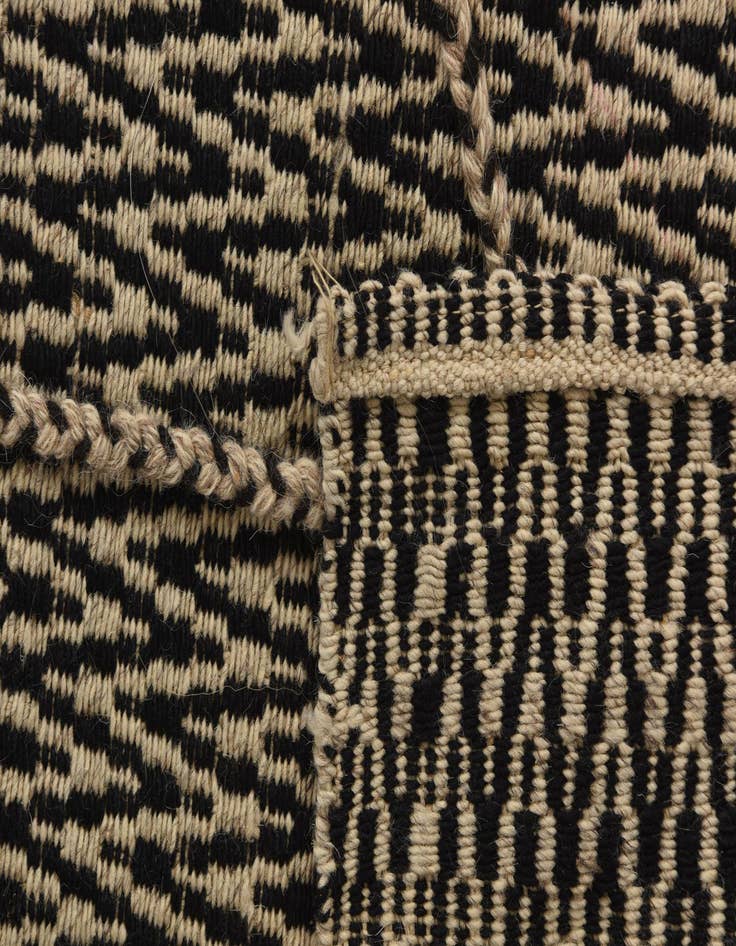 Detail image of  9' 6 x 14' 3  Hand Knotted Moroccan Wool Rug