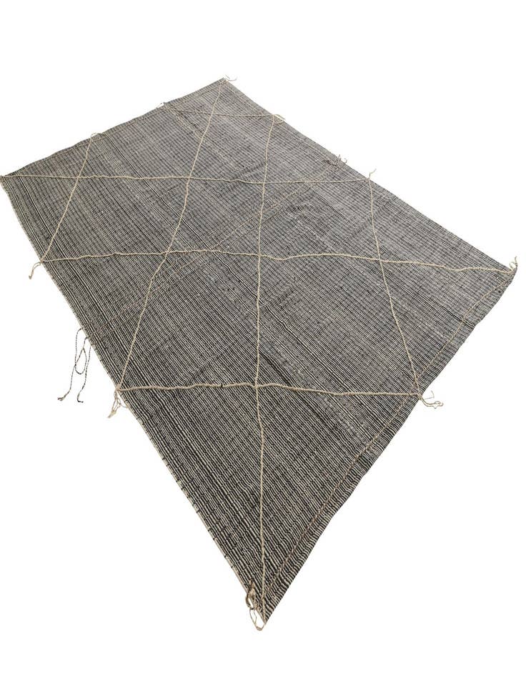 Detail image of  8' 8 x 11' 9  Hand Knotted Moroccan Wool Rug