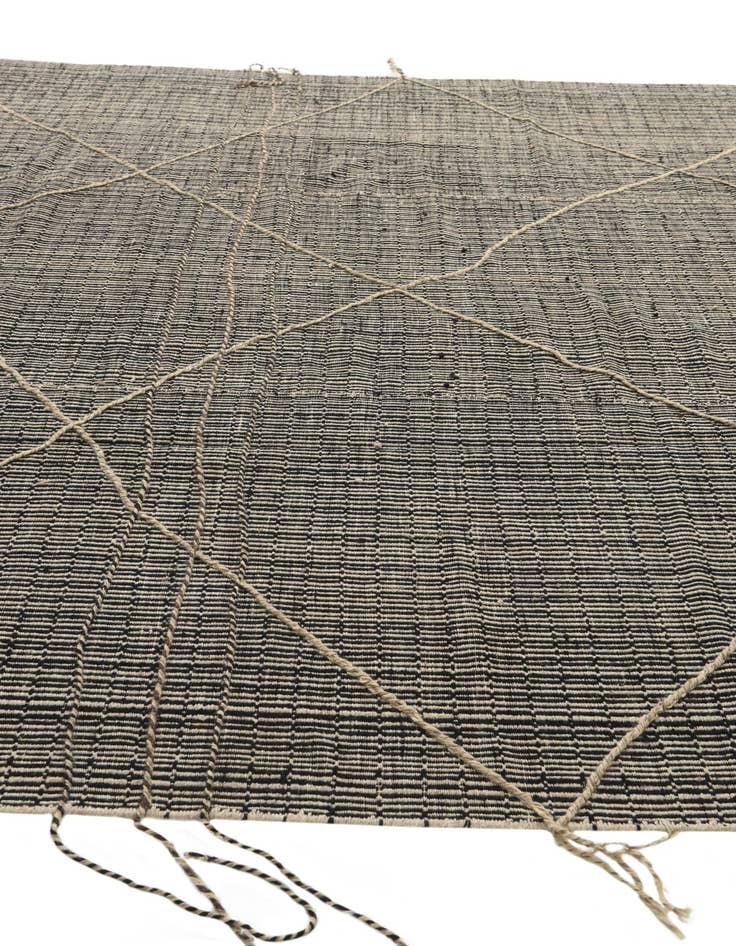 Detail image of  8' 8 x 11' 9  Hand Knotted Moroccan Wool Rug